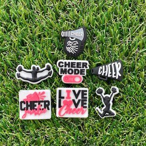 Cheerleader Crocs Jibbitz Charms Bundle